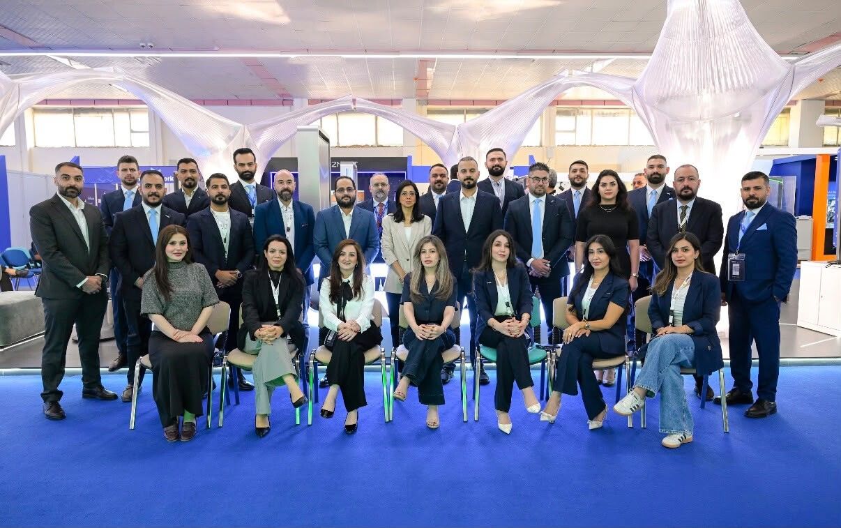 Horizon team at the company stand during ITEX Iraq 2026 in Baghdad